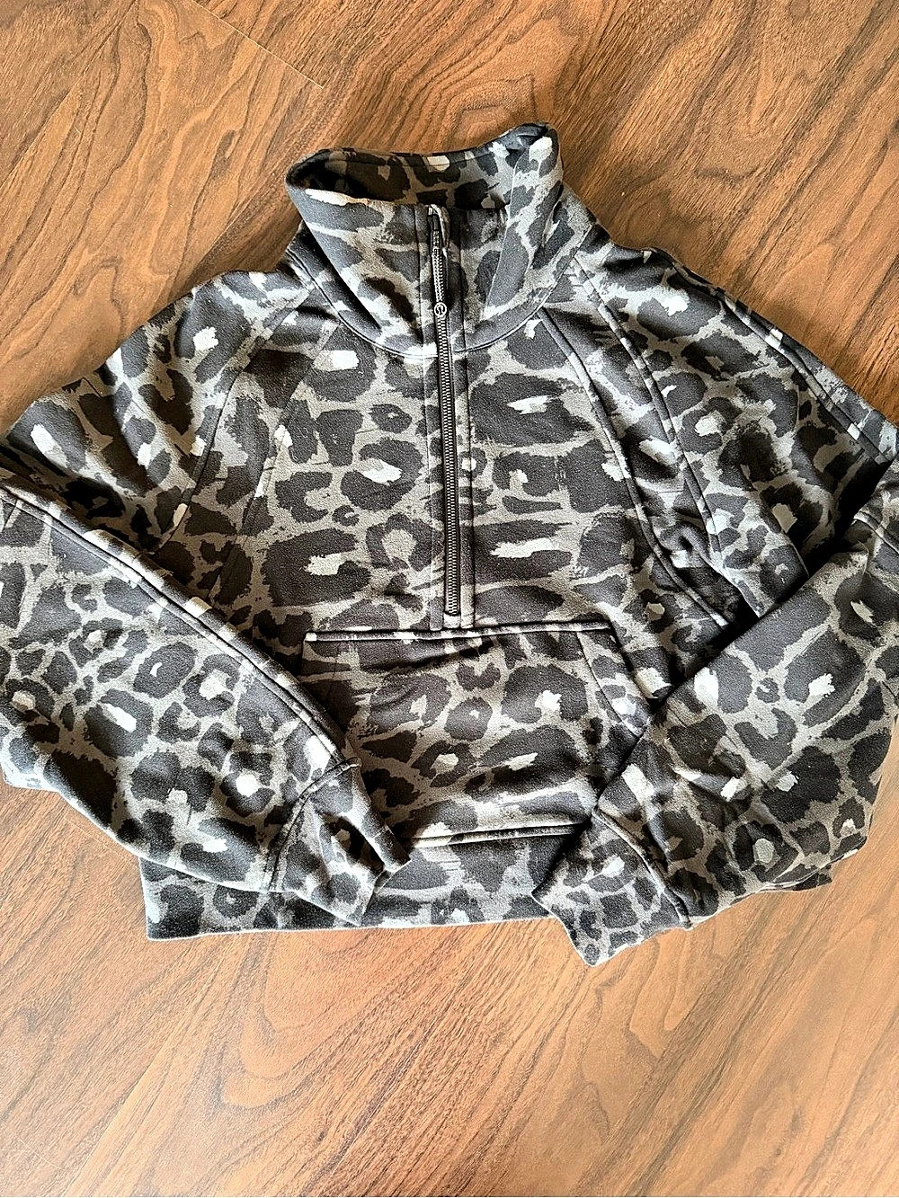 Lululemon Scuba Oversized Half-Zip Hoodie Women's Animal Print Jacket